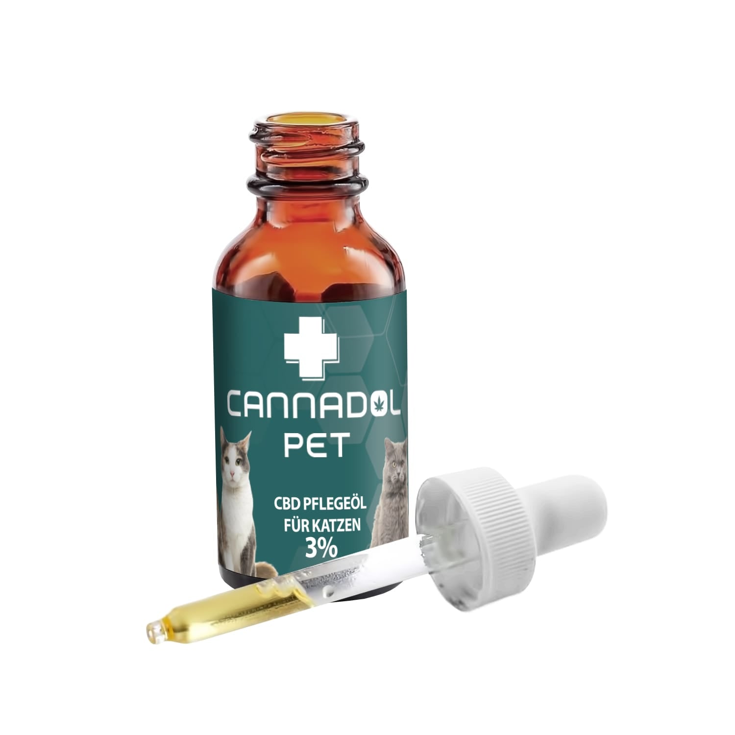 Cannadol CBD Pflegeöl für Katzen. Ideal für das Tierwohl