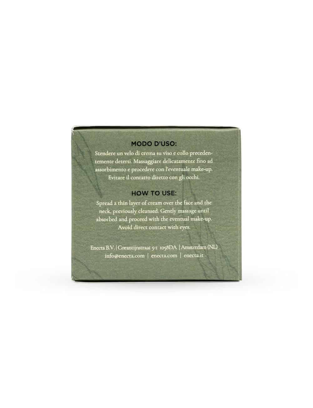 Rückseite einer Enecta Verpackung