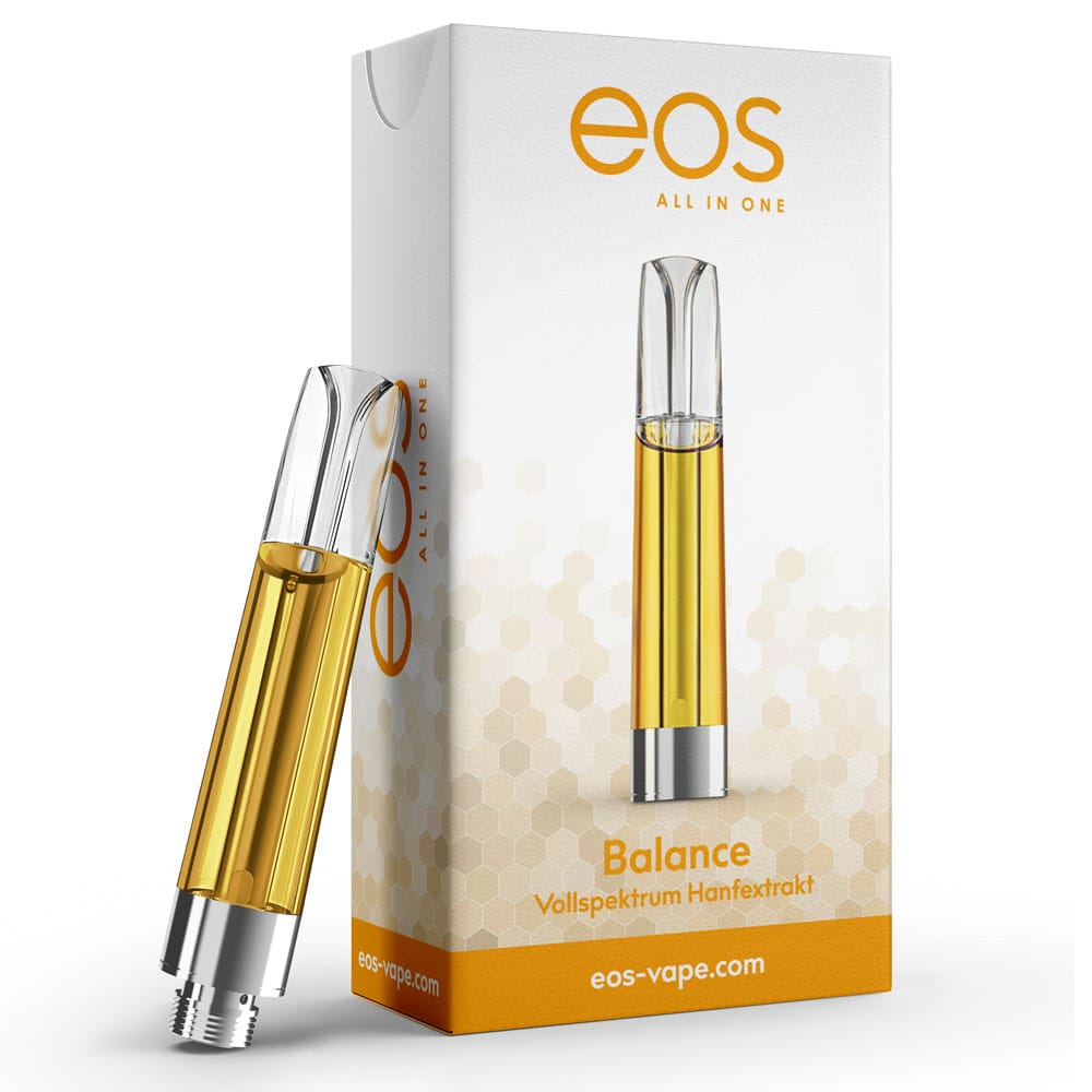 EOS Balance CBD Hanfextrakt . CBD Kartusche mit 76% CBD