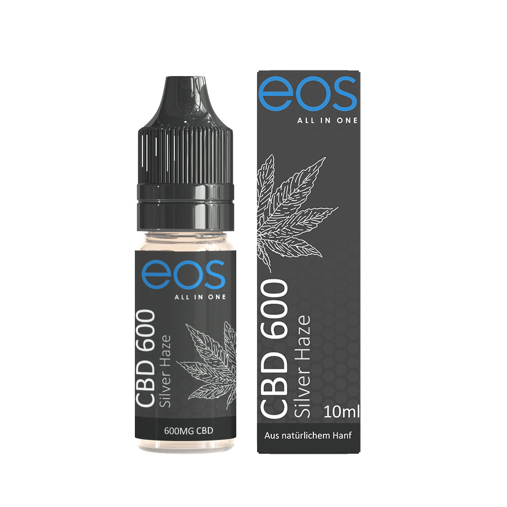 EOS CBD Vape Liquid. Geschmack. Silver Haze. Aus natürlichen Hanf,verpackung 10 ml