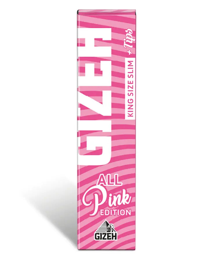 Gizeh All Pink Edition- Kompaktpackung Papes+Filter im King Size Slim Format 
