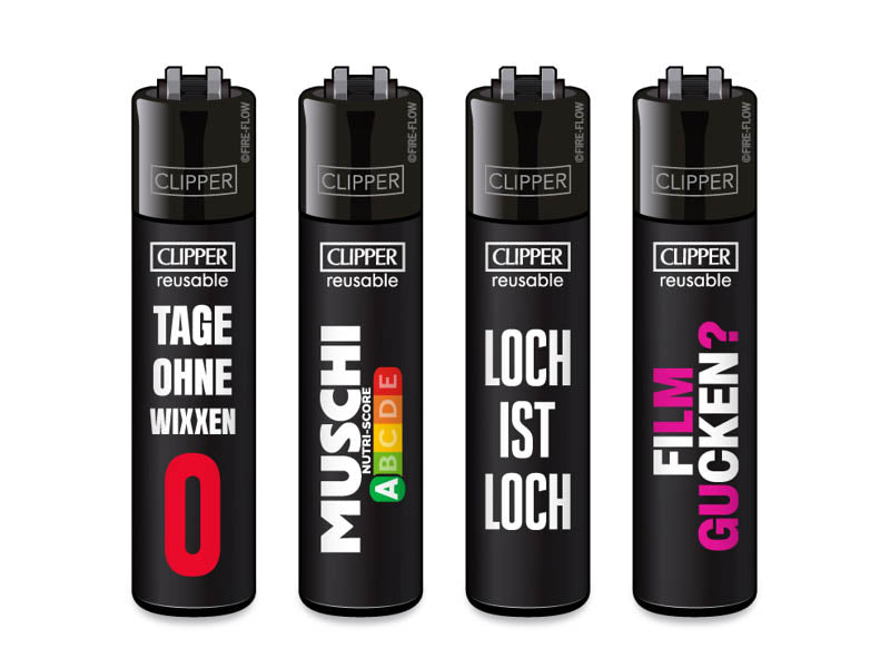 Clipper Large Sonder Edition FFX SEX SPRÜCHE