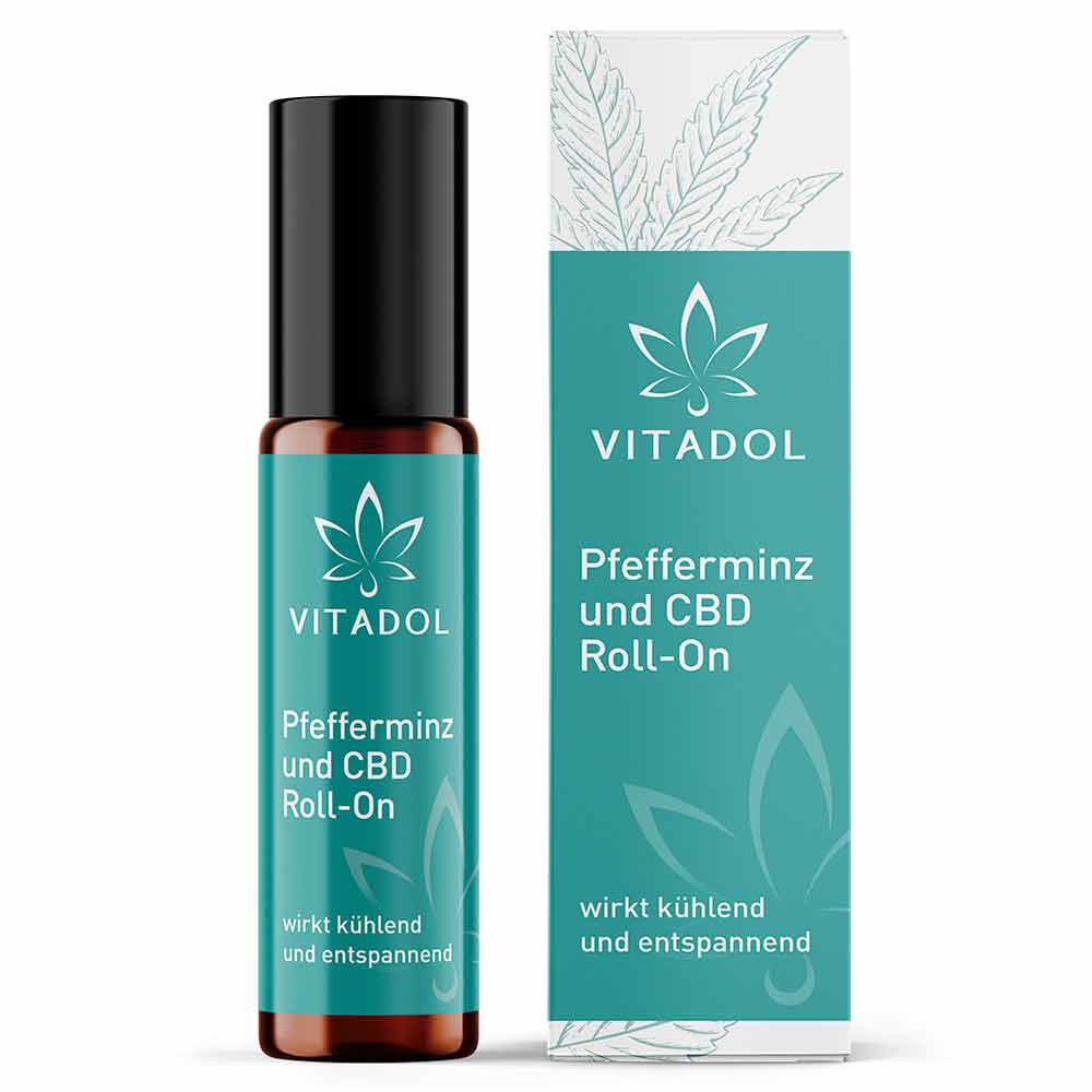 Kühlende und entspannende Pfefferminz und CBD Mischung