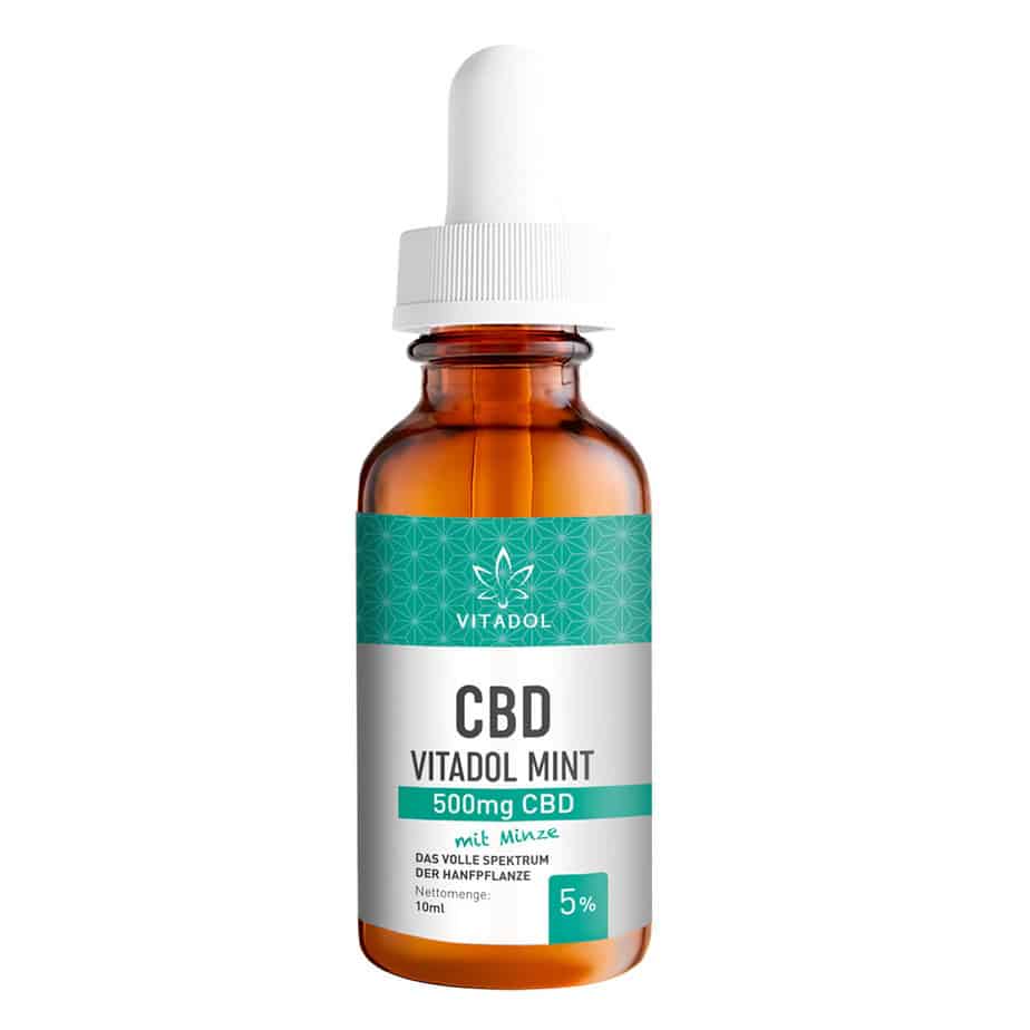 CBD vollspektrum beruhigungstropfen mit Minzgeschmack