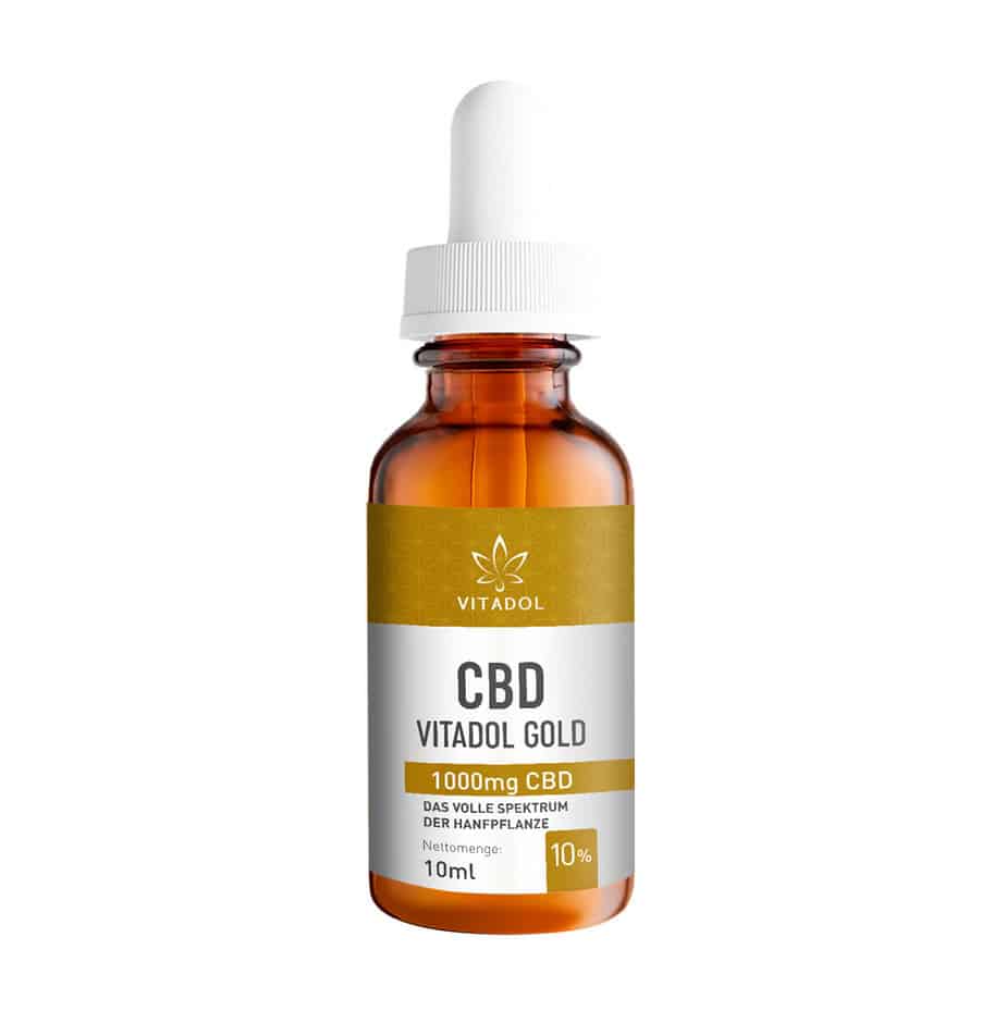 Vitadol Gold Flasche mit CBD Öl