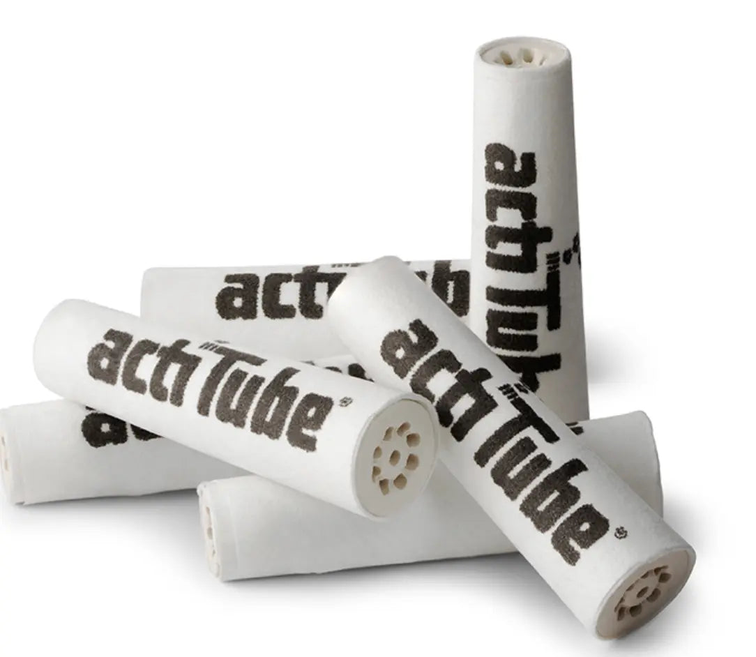 50 konische Aktivkohlefilter von ActiTube im Extra Slim Design. Gesünder Kiffen Mit Green Botanic