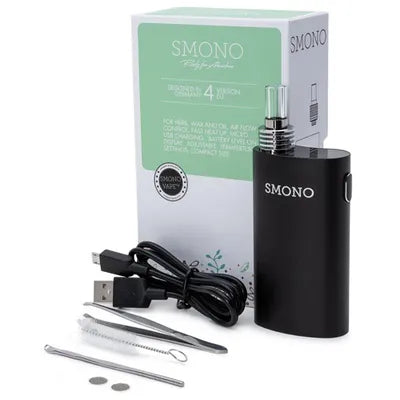 Smono 4 - Portabler&mobiler Verdampfer von Kräutern und Cannabis- Schadstoffe werden stark reduziert - kein Verbrennen  